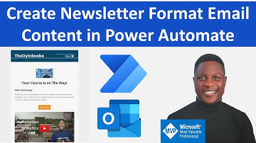 How to Create Newsletter-Format Email Content in Power Automate
