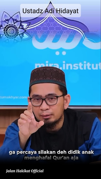 Didik anak Menghafal Al - Quran #alquran #ustadzadihidayat #surga