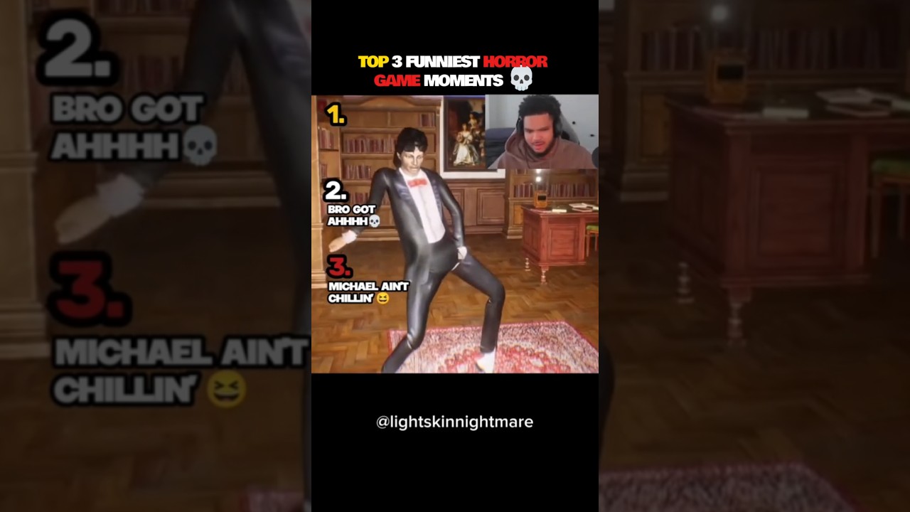 Top 3 Funniest Horror Game Moments 🎮👻 (Michael Jackson Wasn’t Chillin 😭🕺)