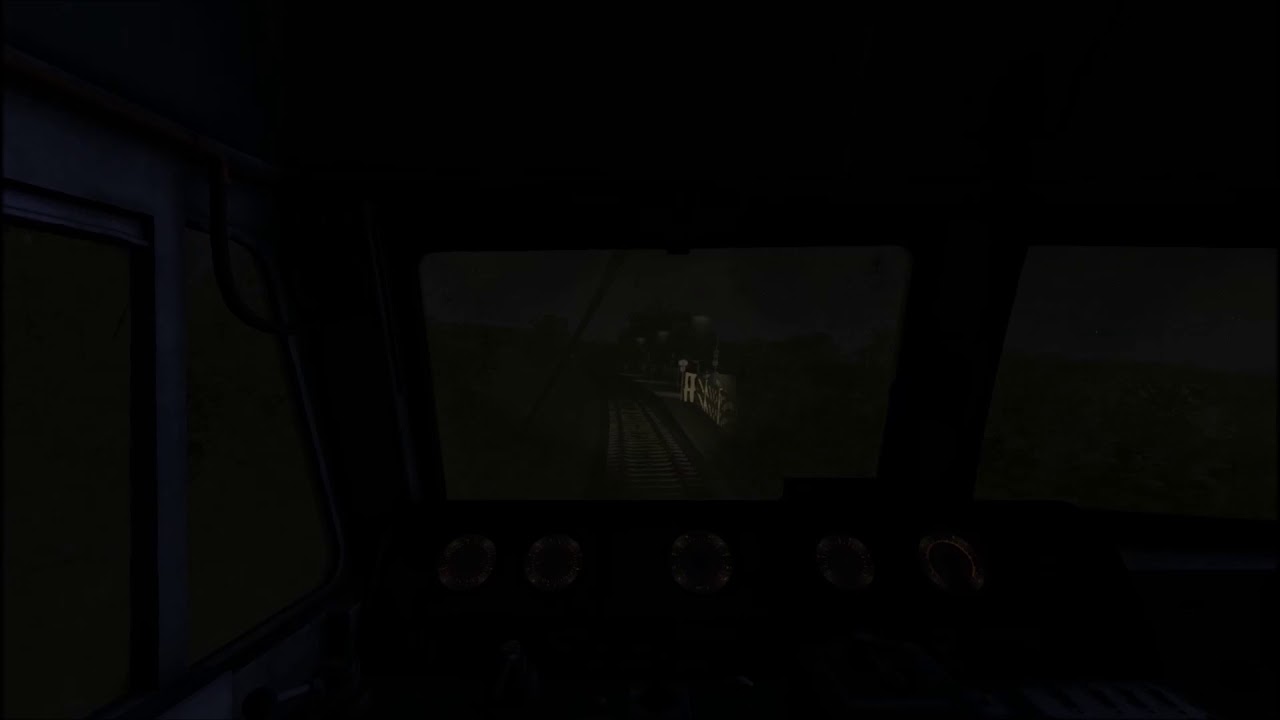 class 47 cab ride  radstock to mells road ECS move