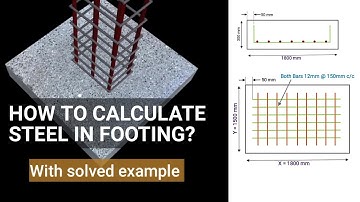 Berekening van de staalhoeveelheid | Kolomfundering | Details van de funderingswapening | BBS van...