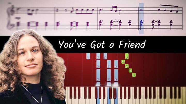 You’ve Got a Friend Piano version - Piano performance video thumbnail