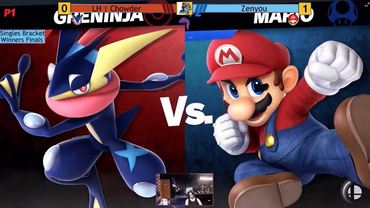 Mario Chowder FrostBurn #33 | Chowder (Greninja) vs Zenyou (Mario) | Winners Finals ...