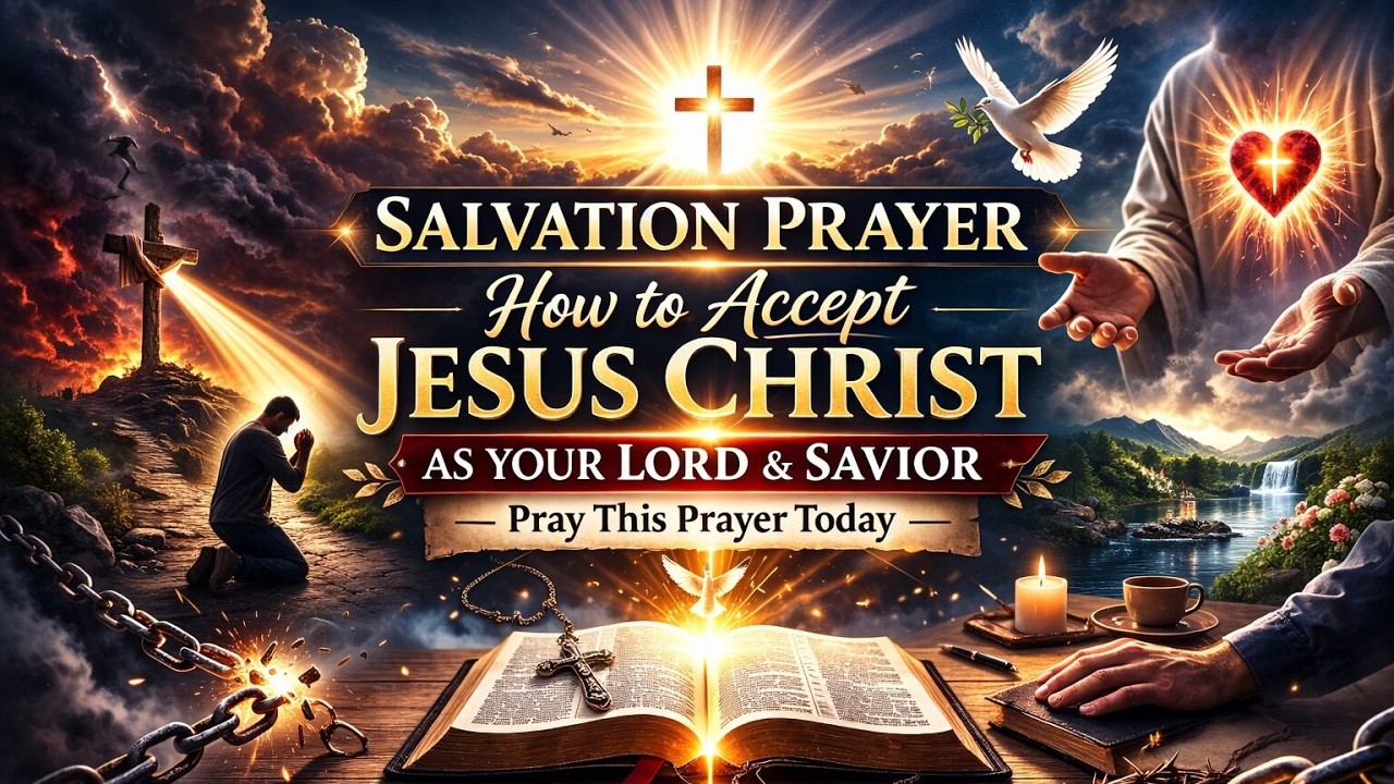 Salvation Prayer: How to Accept Jesus Christ Today - YouTube