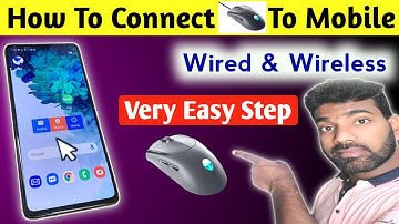 Phone Me Mouse Kaise Chalaye | How To Connect Wireless/Wired Mouse In Mobile