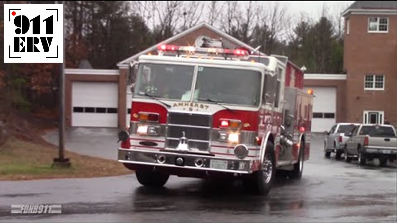 Amherst Fire Department Engine 3 Responding YouTube