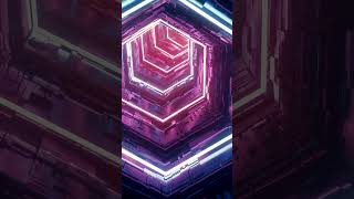 Abstract Sci-fi Pink Tunnel Screensaver 4K #short #shorts #shortvideo #shortsfeed #youtubeshorts