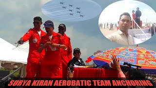 SURYA KIRAN AEROBATIC TEAM ANCHORING #BLUE_FLAG_PURI