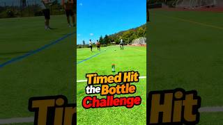 Timed Hit the Bottle Challenge ⚽️😱⏰🔥#footballshorts #football #soccer #futbol #challenge