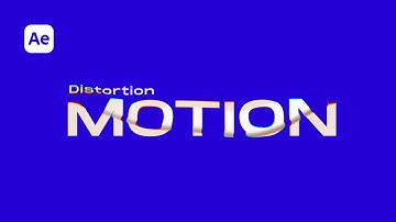Create Distortion Text Effects in After Effects | After Effects Tutorial