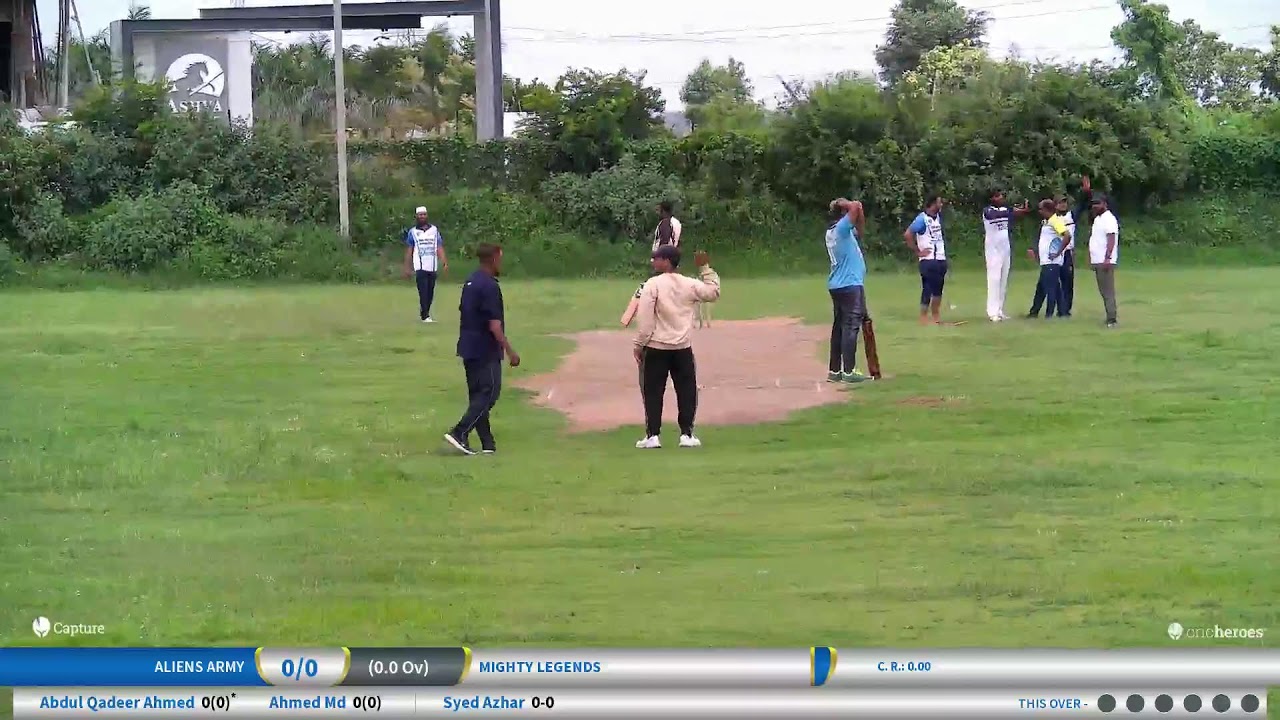 ALIENS ARMY vs Mighty Legends live cricket match | 09-Aug-26 10:45 AM 10 live - Individual