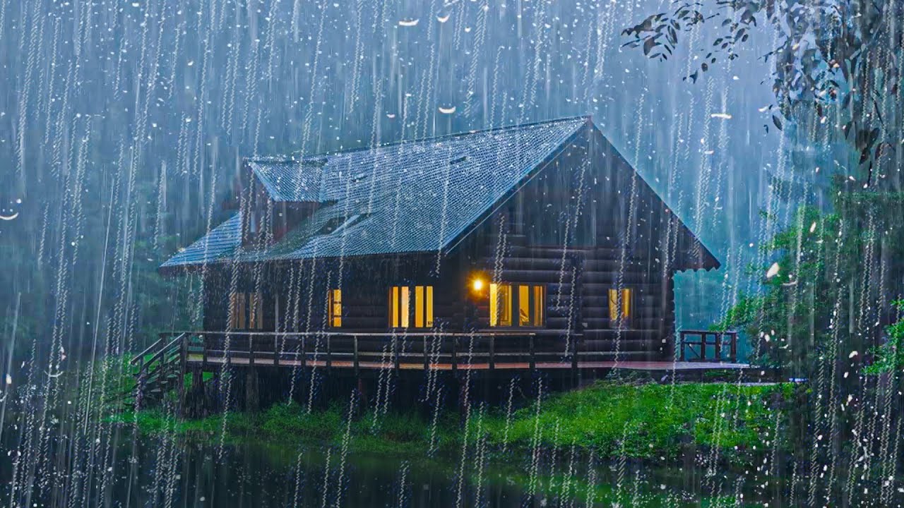 Pioggia Rilassante per Eliminare l’Insonnia 🌧 Suoni naturali di pioggia ...