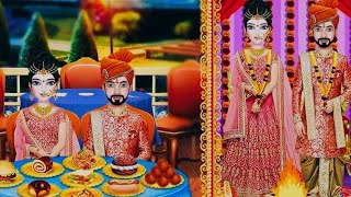 Part 2 - Love with Arranged Marriage Rituals - Royal Indian Wedding Makeup💄 and dressup👗 screenshot 4