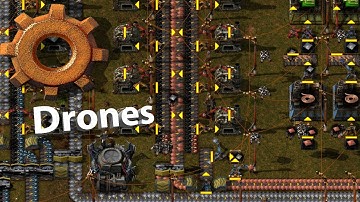 Factorio multiplayer - E15 "drones" - Playthrough