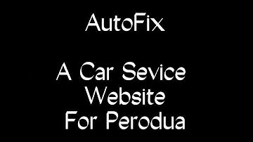 AutoFix Car service website development using php Laravel.