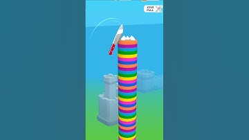 Slice It All Gameplay! Satisfying ASMR slicing game #sliceltall #shorts