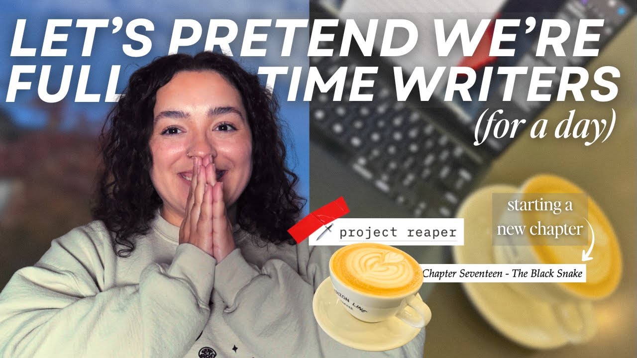 pretending I'm a full time author for a day (& what it taught me) | writing vlog