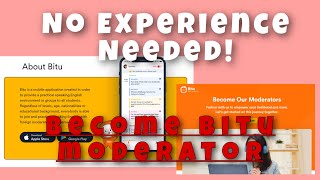 Earn Using Mobile Phone - Become Bitu Moderator I No Experience Needed screenshot 4
