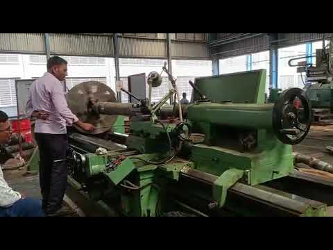 railway axle turning lathe machine - YouTube