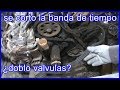 prueba de válvulas dobladas por banda de tiempo reventada sin quitar cabeza