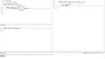 Java Tutorial: Abstract Classes and Abstract Methods