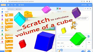 #howto #calculate #volume of #cube by #scratch #计算 #立方体 #体积 #guna #Scratch #mengira #isipadu #kubus