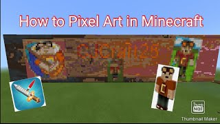 Minecraft How to Pixel Art Realy cool (CJCraft25) screenshot 5