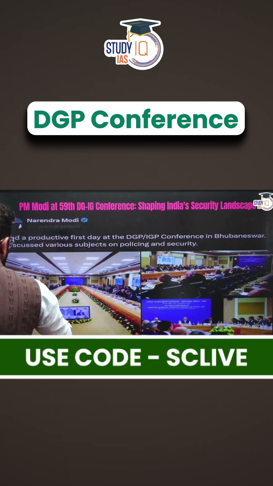 PM Modi on Law \u0026 Order | 59th DG-IG Conference #shorts #upsc #ias