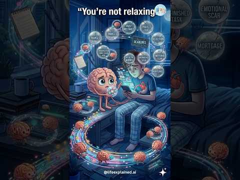 You’re Not Relaxing… You’re Escaping #psychology #digitalhabits  #shorts