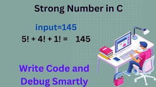 Strong number in C | How to find strong number in c | C program Bangla Video | Strong number code C