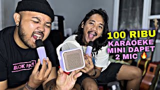 Alat Karaoke Mini Murah 100 Ribu Dapet 2 MIC!