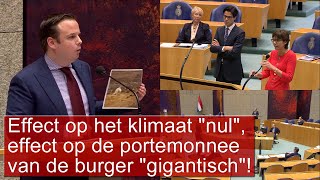 Alexander Kops (PVV) in fel debat over de elektriciteitswet, gaswet, energietransitie en klimaat!