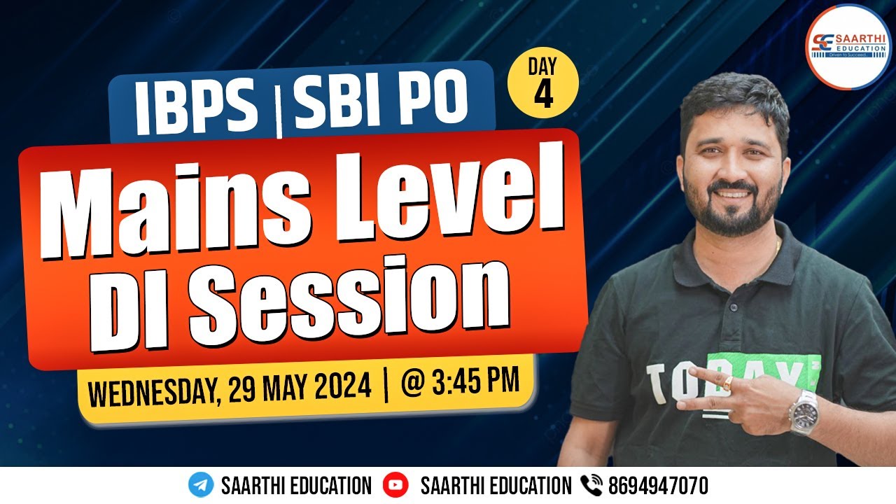 Mains Level DI Session Day 4 || By Rahul Misal Sir - YouTube