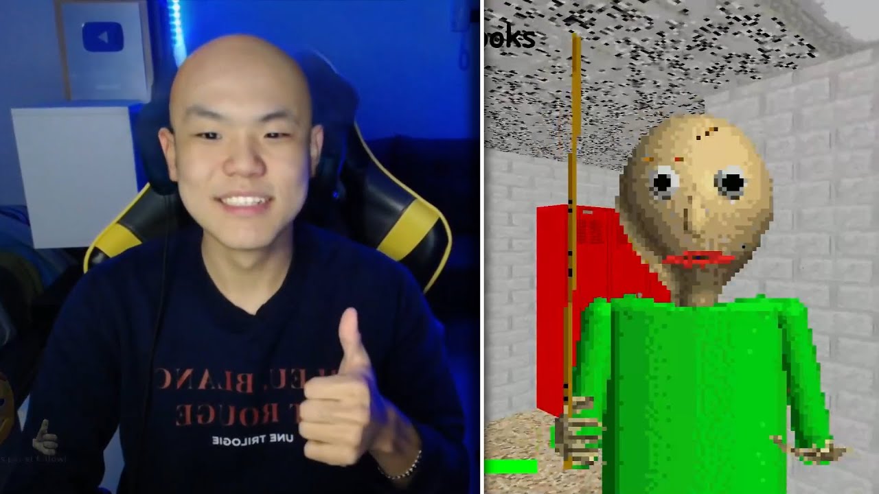 me convertí en baldi 😎