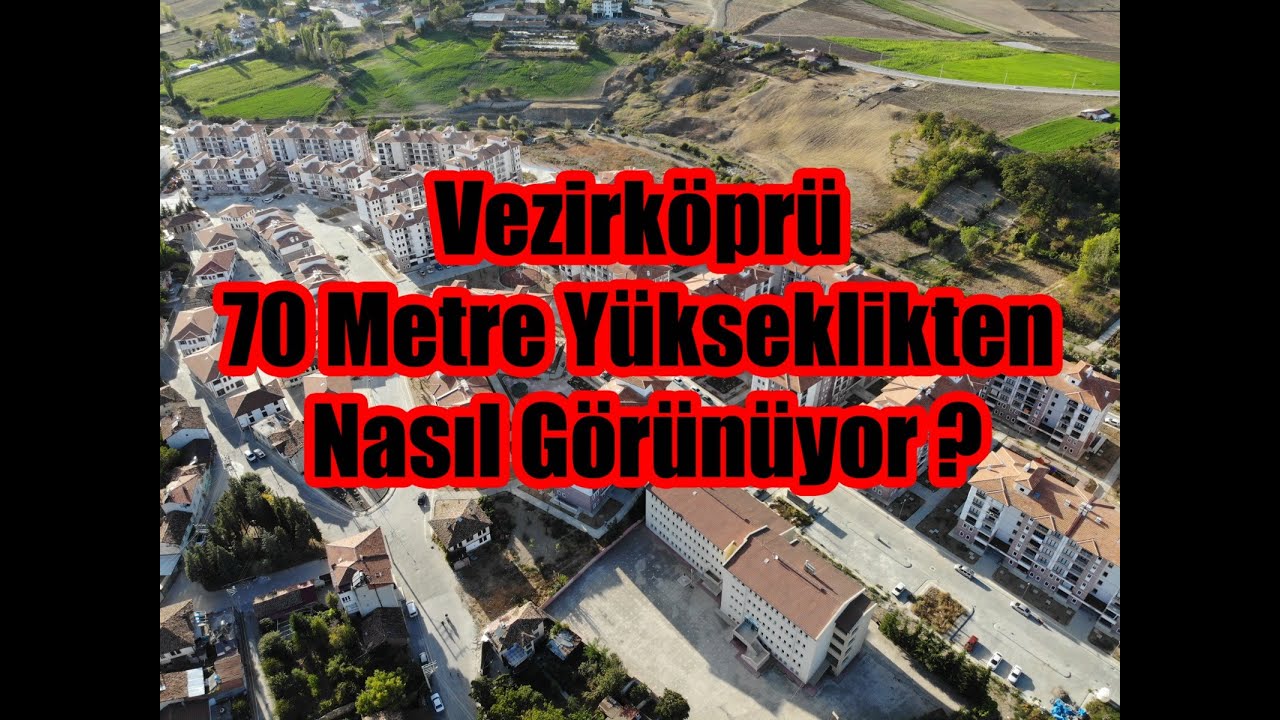 Vezirköprü'yü Sizin İçin  Drone İle Görüntüledik