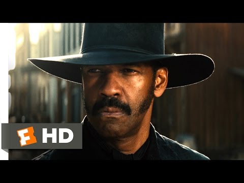 The Magnificent Seven (2016) - Town Shootout Scene (4/10) | Movieclips