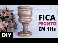 VASO RECICLADO DO LIXO AO LUXO |  DIY VASOS DECORATIVOS - TUDO VIRA VASO