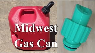 Midwest Gas Can - New & Improved Pour Spout