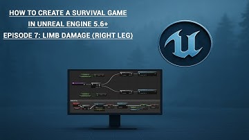 Unreal Engine 5.6 Survival Game Tutorial | Episode 7: Limb Damage - Right Leg