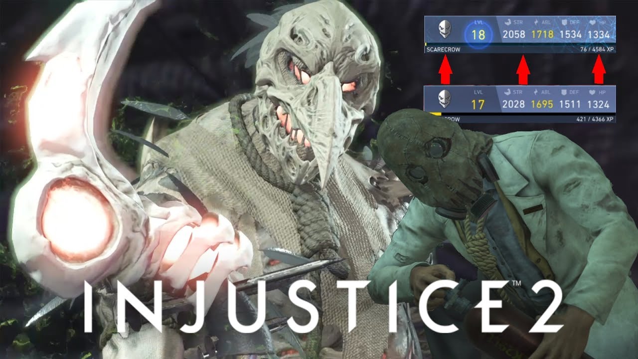 Leveling Up Scarecrow II Injustice 2 - YouTube