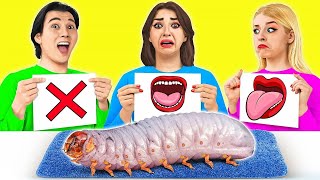 Bite, Lick or Nothing Challenge #3 Prank Wars by Multi DO Food