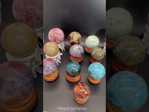 New Assorted Material Crystal Spheres