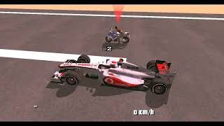 Formula 1 Vs BMW S1000RR DRAG RACE 1 KM GTA San Andreas screenshot 4