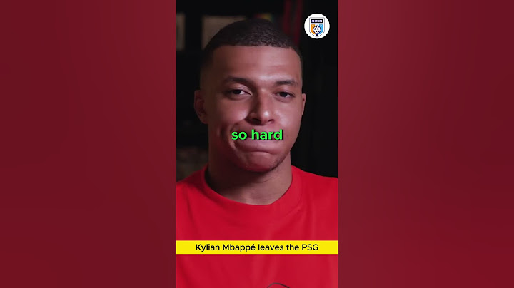Kylian Mbappé leaves the psg 😳⚽️
