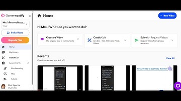 Screencastify Merging Videos