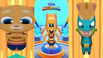 TALKING TOM HERO DASH -- HERO GINGER RUNNING IN CLASSIC RUN MIRROR MODE FUNNY FAIL FUN GAME