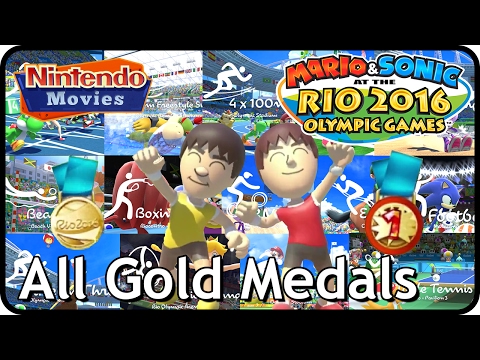 Mario And Sonic At The Rio 2016 Olympic Games All Gold Medals Multiplayer