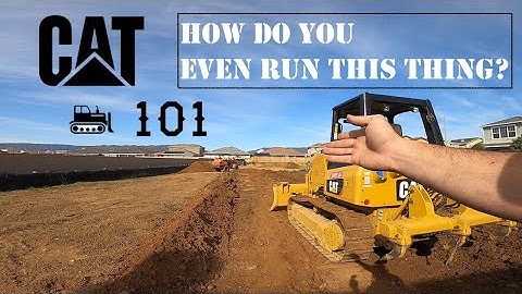 How to: OPERATING a CAT D3 Dozer D3K2XL