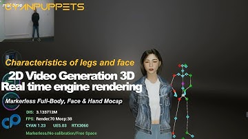 Markerless Full-Body, Face & Hand Mocap, Unreal5 Animation tools | 3D Animation From two RGB Camera
