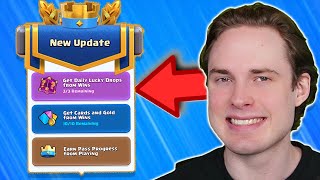 : NEW CLASH ROYALE UPDATE! NO MORE CHESTS!